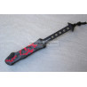 Heretic Hydra Tanto 2-Tone Black Red Camo Magnacut