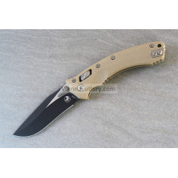 Microtech Amphibian RAM-LOK S/E Fluted G-10 Tan Standard