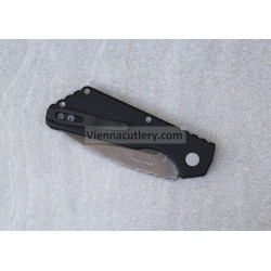 Protech Strider PT+ Auto Black Handle Smoky Grey DLC Black Magnacut Blade