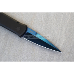 Protech Godson Sapphire Blue Blade Abalone Button