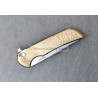 Protech Mordax Flipper AlBronze Gridlock Handle Stonewash