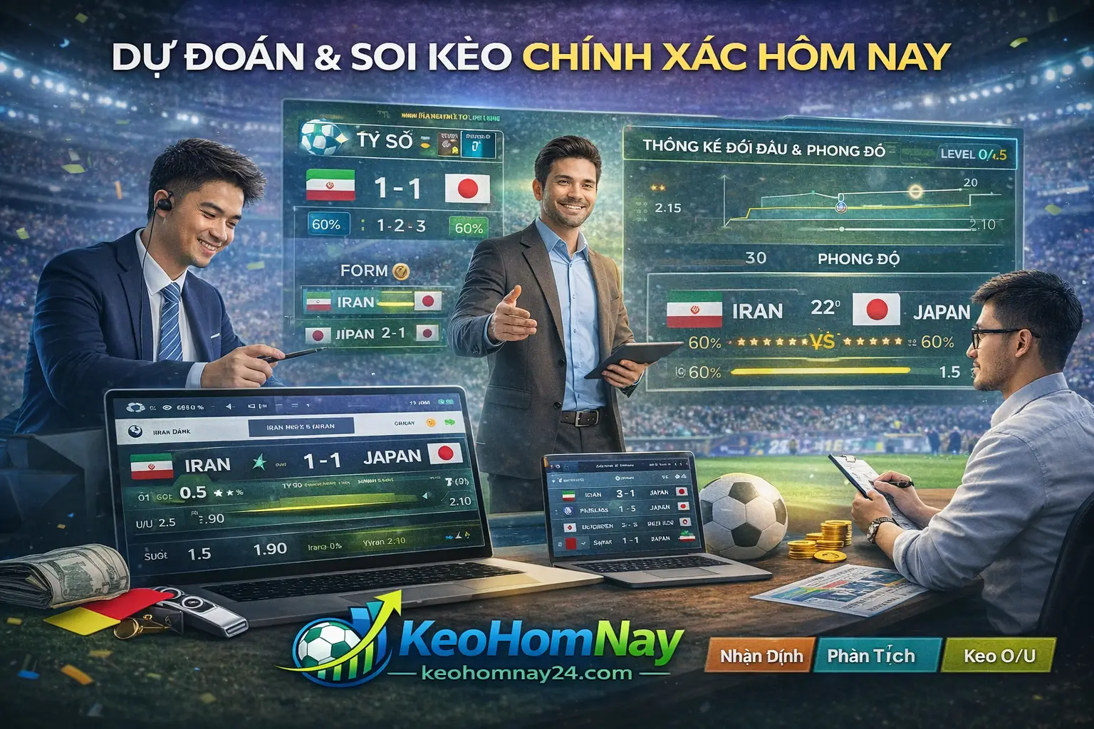 Phân tích trước trận với số liệu phong độ và đối đầu trên KeoHomNay