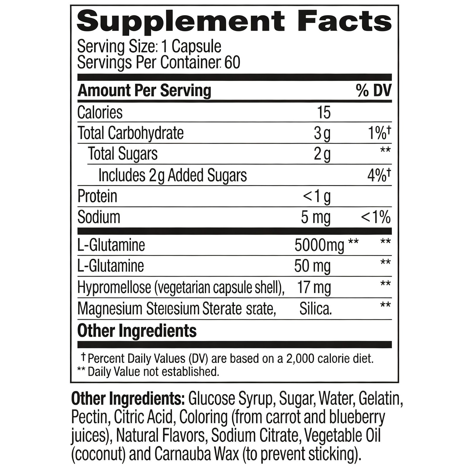 L‑Glutamine 5000mg - Image 2