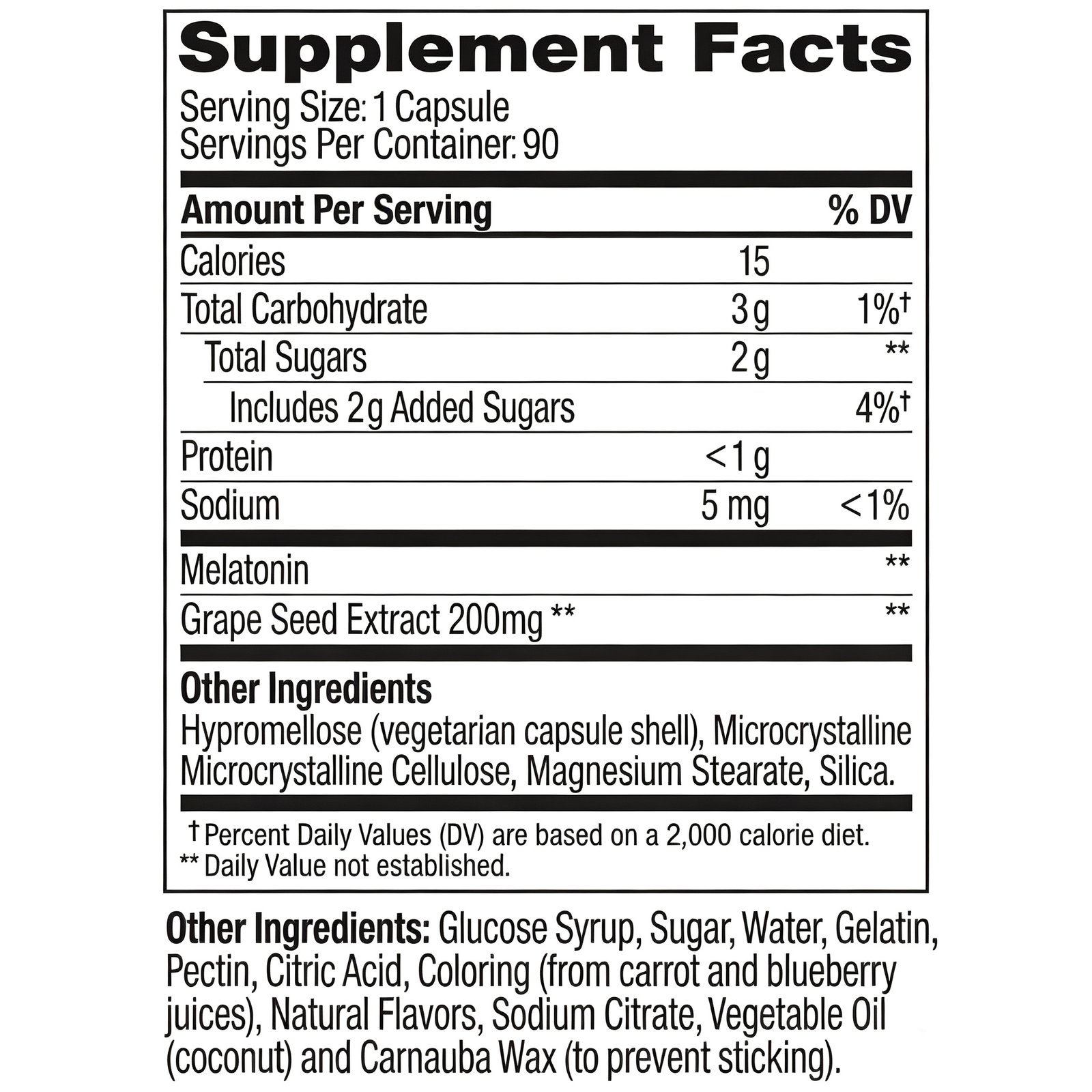 Grape Seed Extract 200mg - Image 2