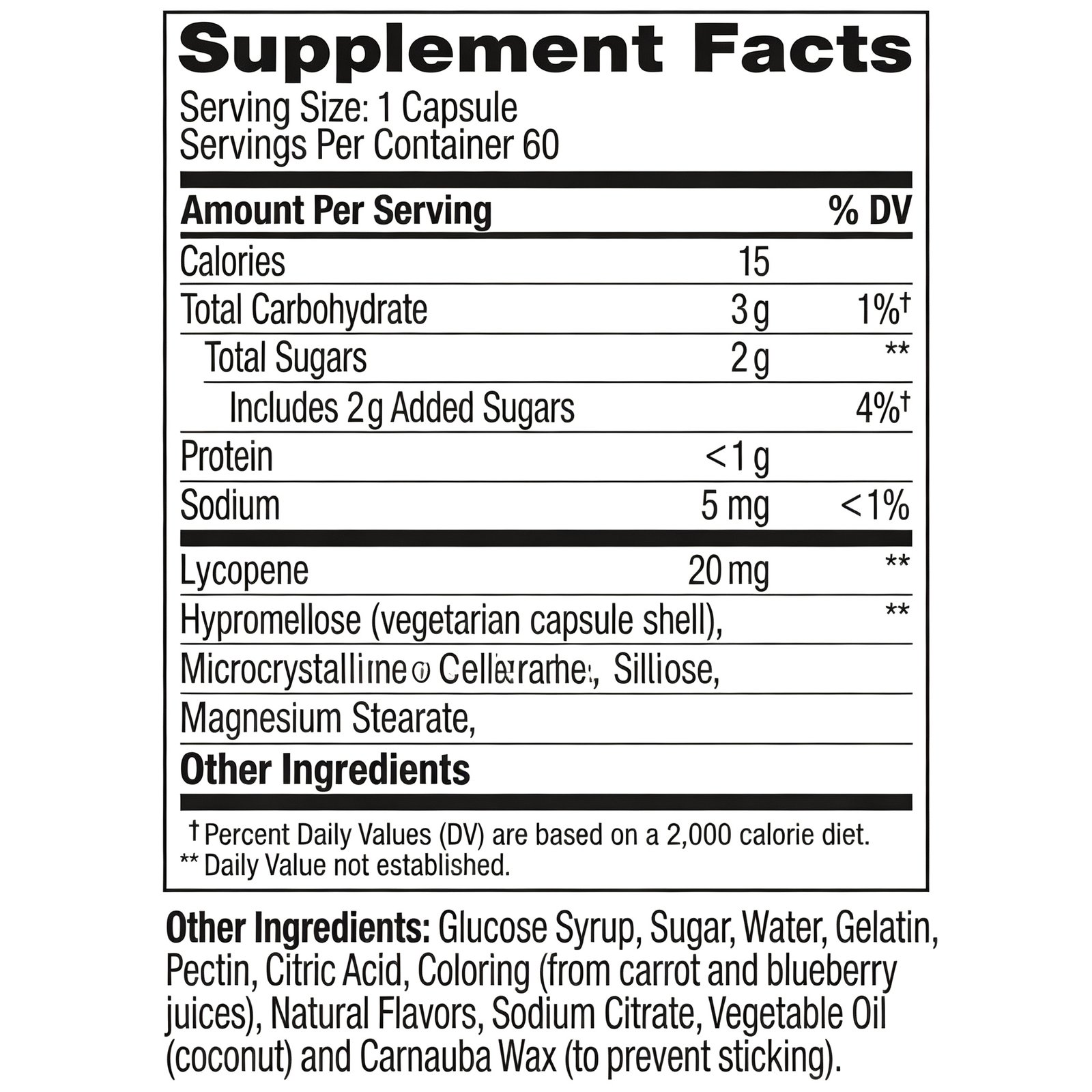 Lycopene 20mg - Image 2